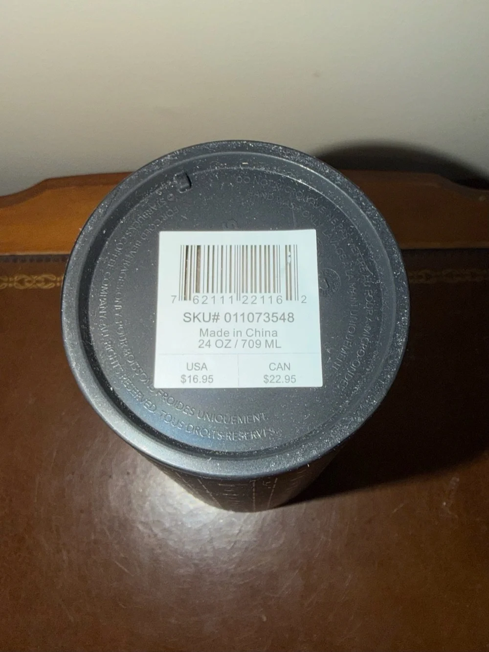 Rare NWT Starbucks Black Matte 24 Oz Tumbler